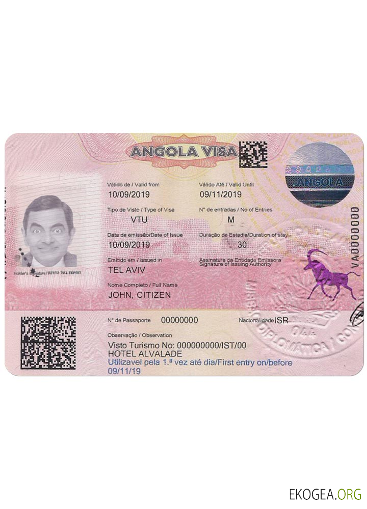 Visa ANGOLA